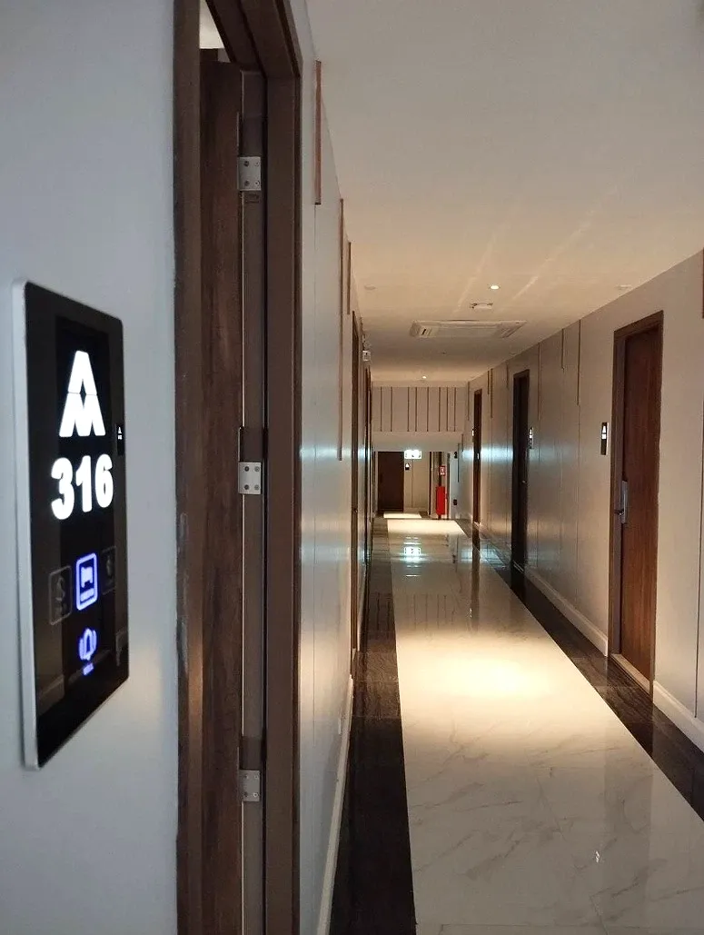 View of the busy Bangkok streets nearby